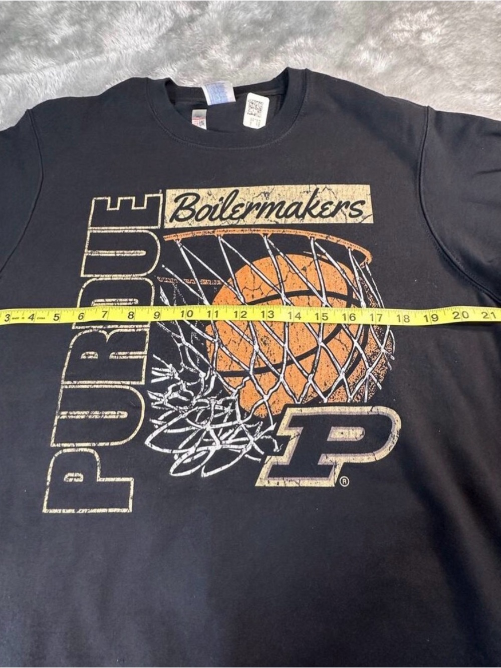 Purdue Boilermakers Women's Medium Basketball Black Sweatshirt - Picture 5 of 5